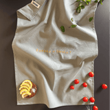 Torchon de cuisine Vert céladon brodé - Barista e fiesta - Collection La dolce Vita - Simone Home
