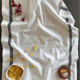 Torchon de cuisine Blanc et Bleu - Expert des pâtes à l'eau - Collection Cata de la cuisine - Simone Home