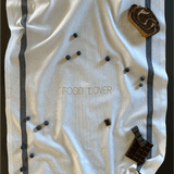 Torchon de cuisine Blanc et Noir - Food lover - Collection les grands classiques - Simone Home