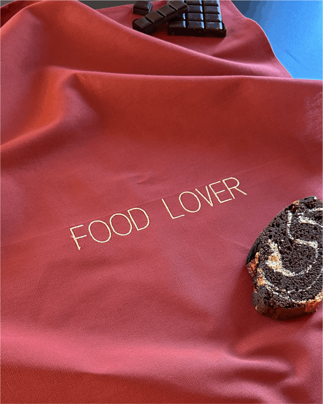 Torchon de cuisine Terracotta - Food lover - Collection les grands classiques - Simone Home