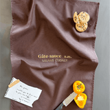Torchon de cuisine Chocolat - Gâte sauce - Collection cata de la cuisine - Simone Home