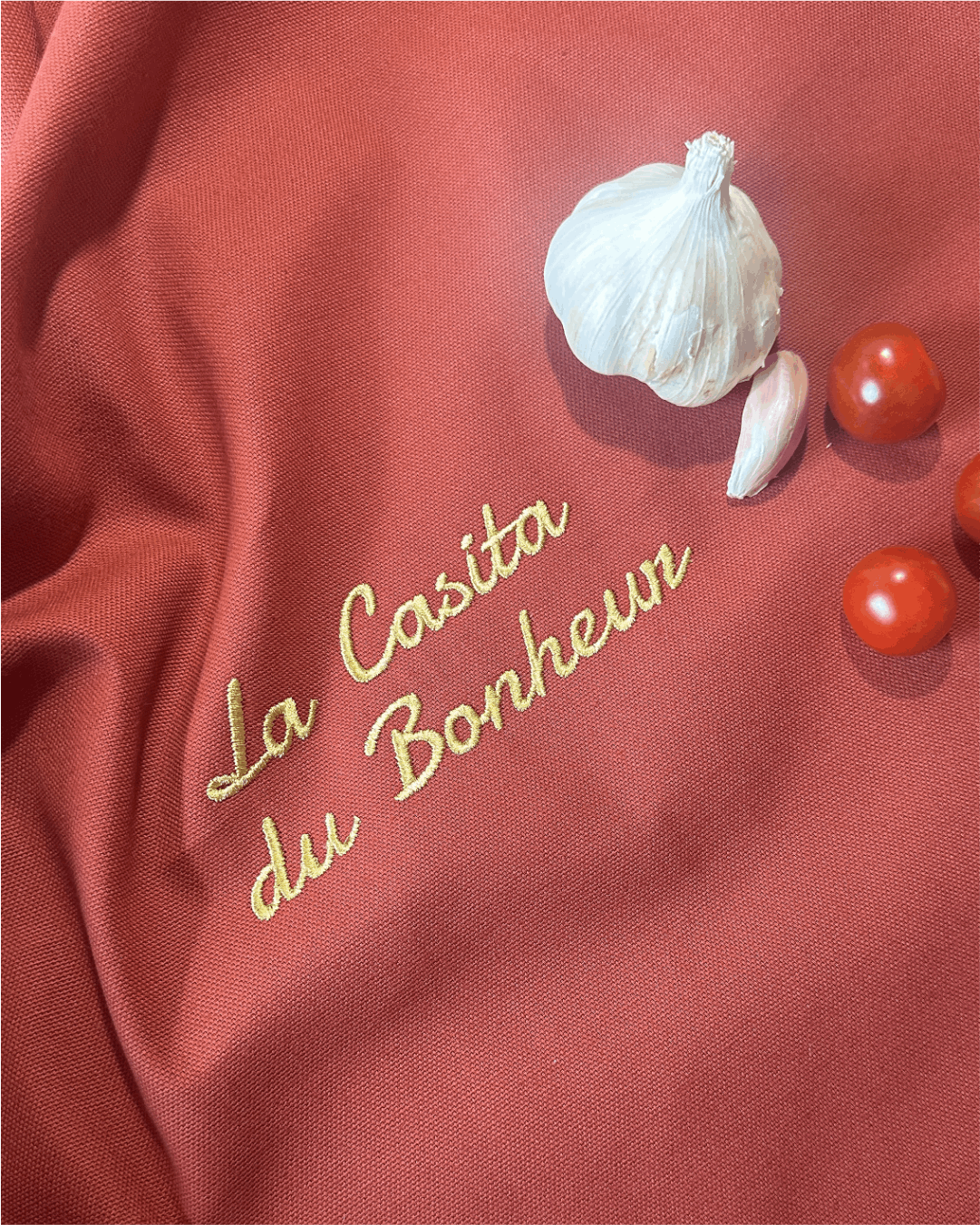 Torchon de cuisine Terracotta - La casita du bonheur - Collection la dolce vita - Simone Home