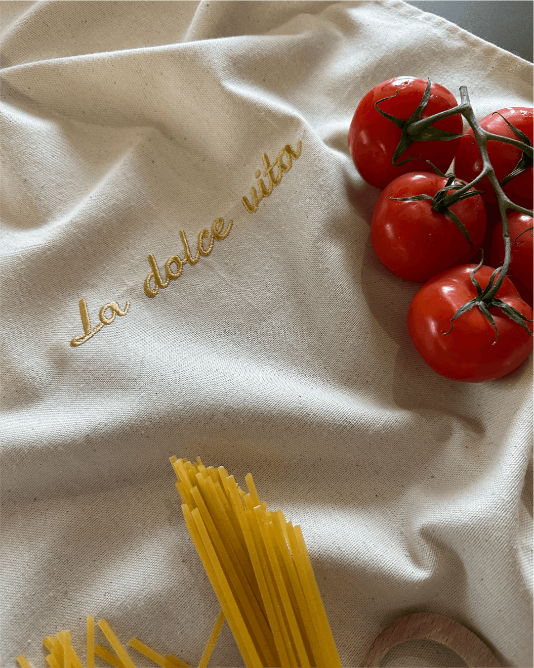 Torchon de cuisine Beige - La dolce vita - Collection La dolce vita - Simone Home