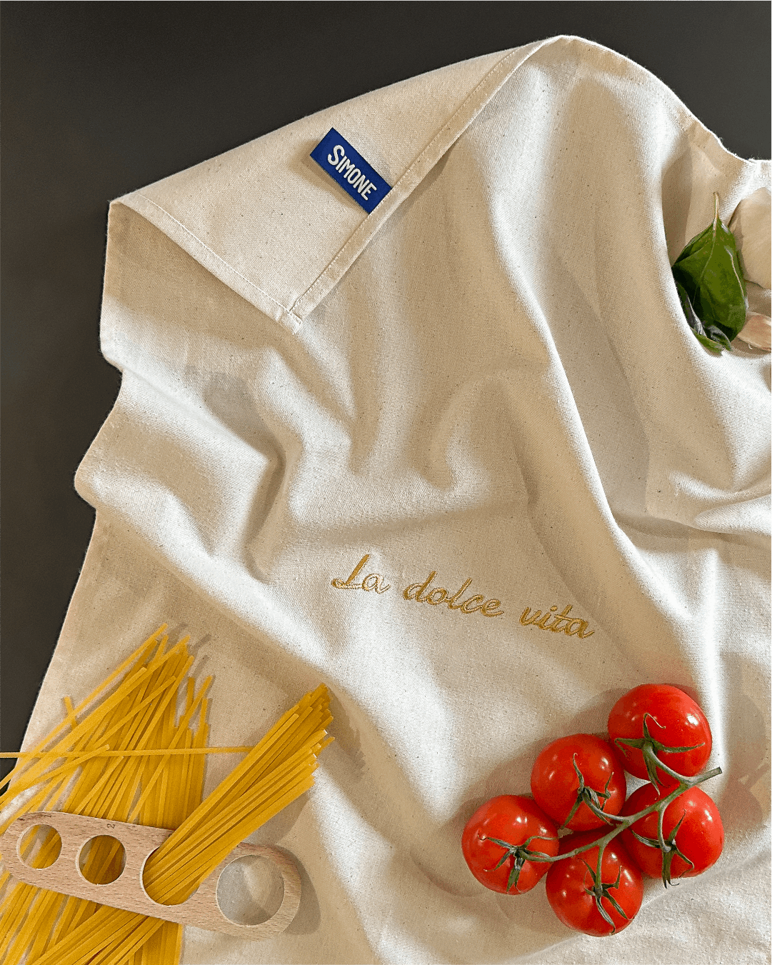 Torchon de cuisine Beige - La dolce vita - Collection La dolce vita - Simone Home