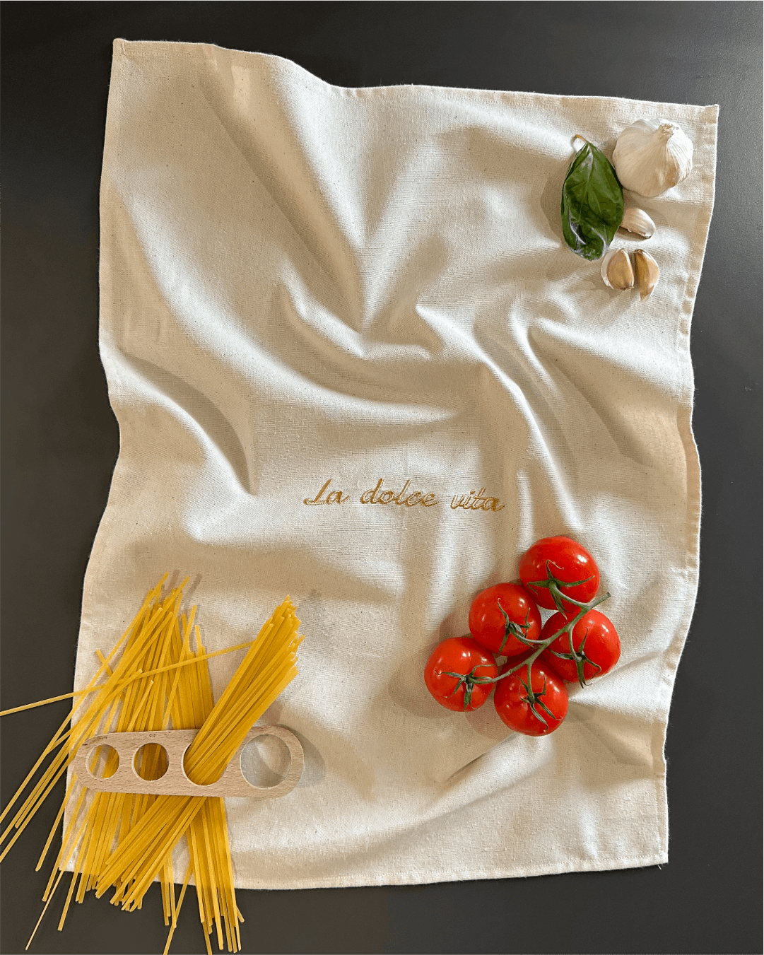 Torchon de cuisine Beige - La dolce vita - Collection La dolce vita - Simone Home