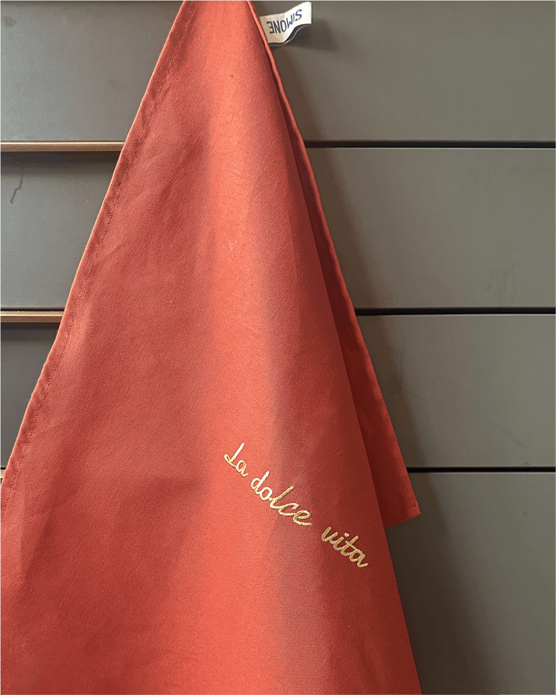 Torchon de cuisine Terracotta - La dolce vita - Collection La dolce vita - Simone Home