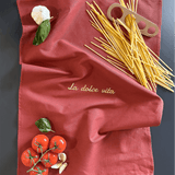 Torchon de cuisine Terracotta - La dolce vita - Collection La dolce vita - Simone Home