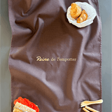 Torchon de cuisine Chocolat - Reine de l'emporter - Collection Cata de la cuisine - Simone Home