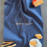 Torchon de cuisine Bleu Marine - Reine de l'emporter - Collection Cata de la cuisine - Simone Home