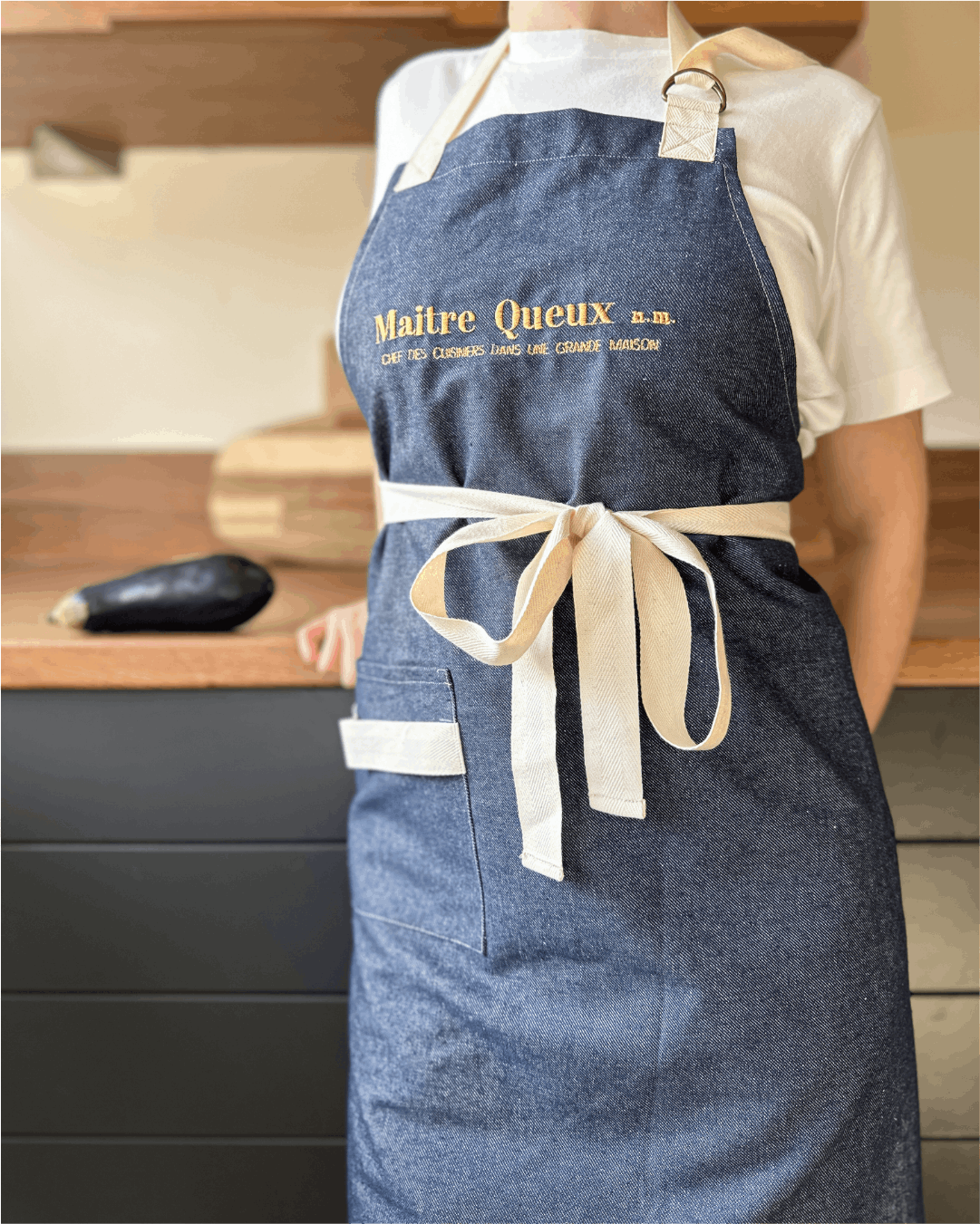 Torchon de cuisine Denim - Maitre queux  -  Collection Flirt - Simone Home