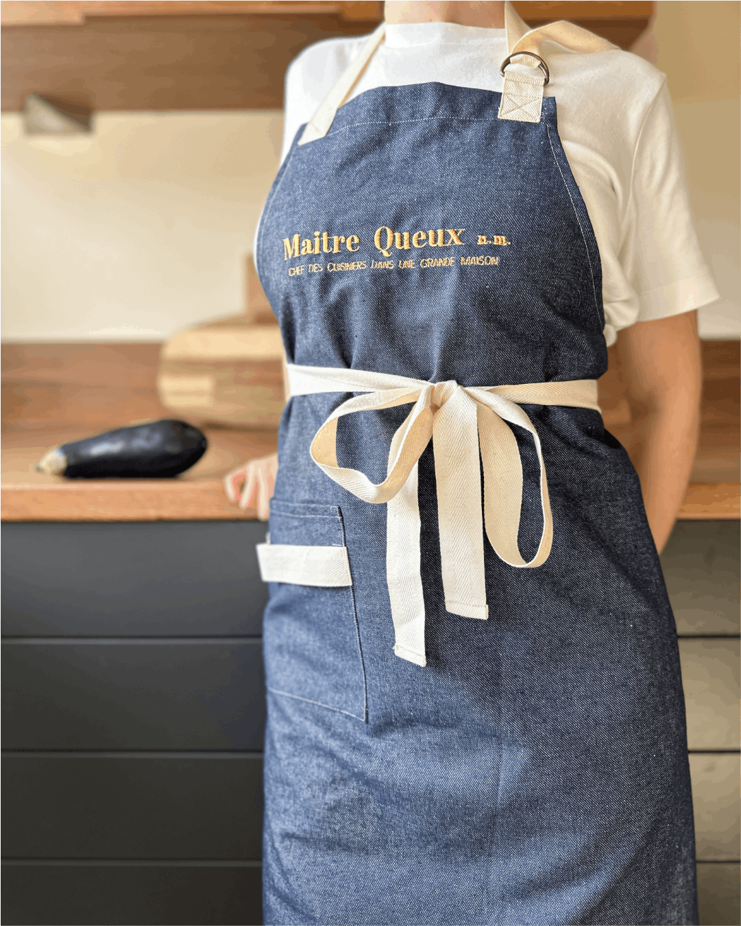  Torchon de cuisine Denim - Maitre queux  -  Collection Flirt - Simone Home 