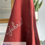 Tablier personnalisable - Coloris Terracotta - Broderie personnalisée